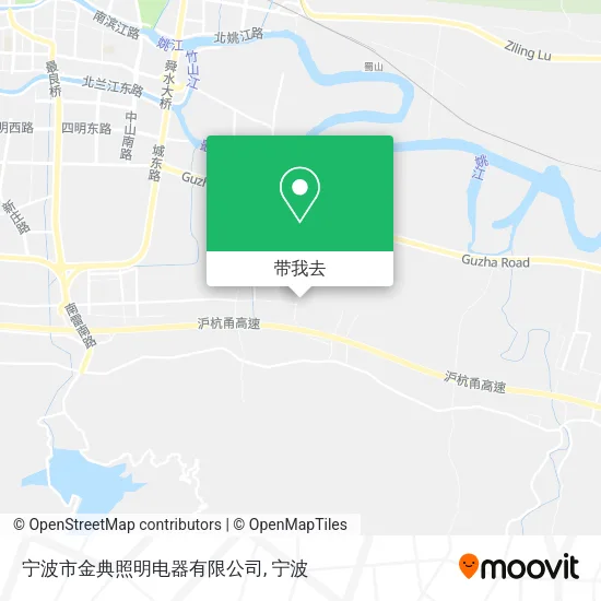 宁波市金典照明电器有限公司地图