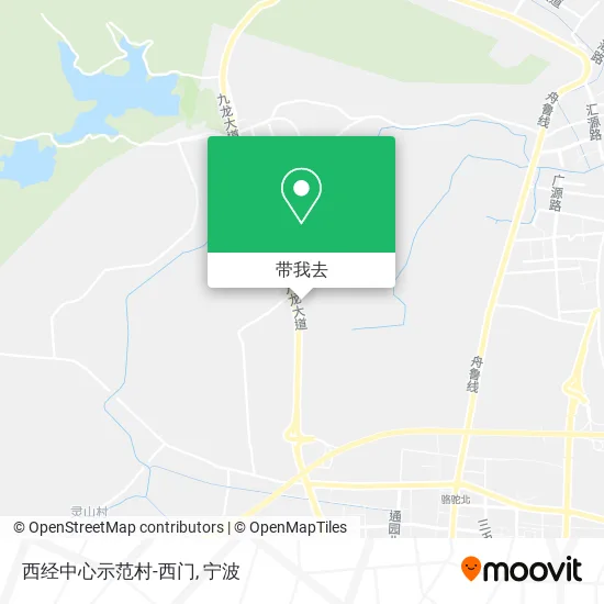 西经中心示范村-西门地图