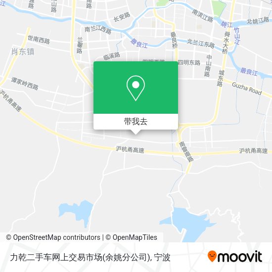 力乾二手车网上交易市场(余姚分公司)地图