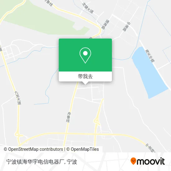 宁波镇海华宇电信电器厂地图