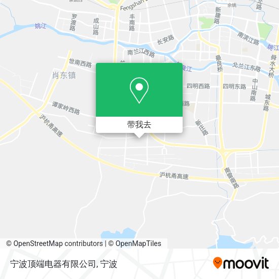 宁波顶端电器有限公司地图