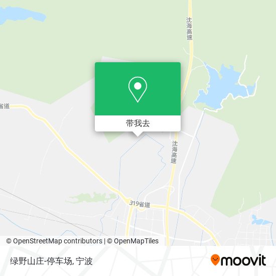 绿野山庄-停车场地图