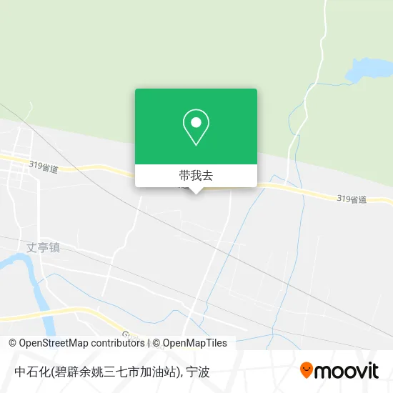 中石化(碧辟余姚三七市加油站)地图