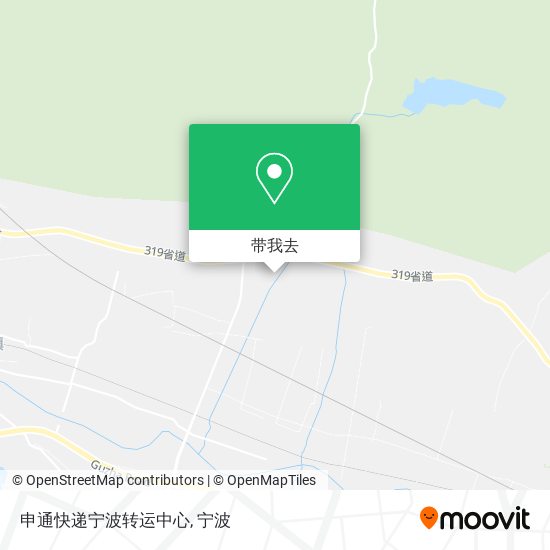 申通快递宁波转运中心地图