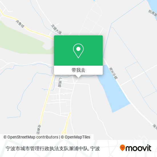 宁波市城市管理行政执法支队澥浦中队地图