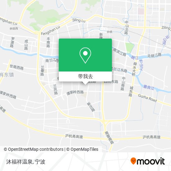 沐福祥温泉地图