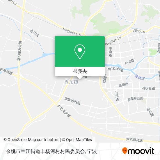 余姚市兰江街道丰杨河村村民委员会地图