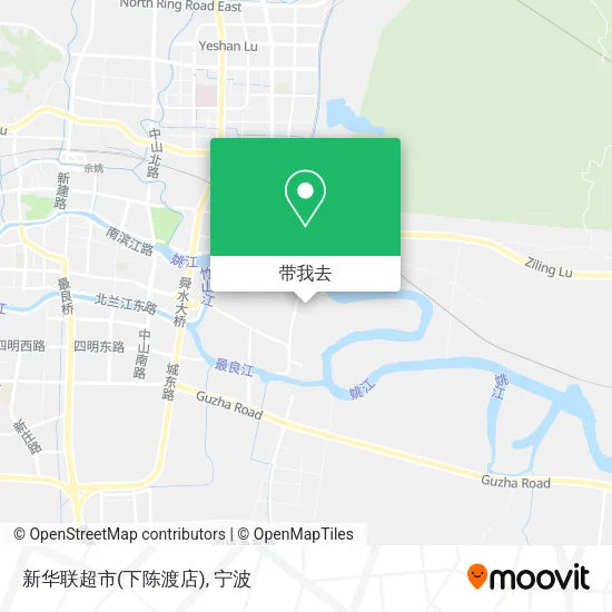 新华联超市(下陈渡店)地图