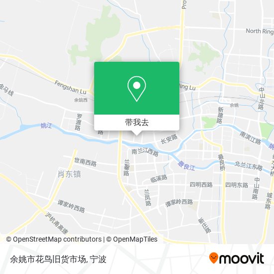 余姚市花鸟旧货市场地图