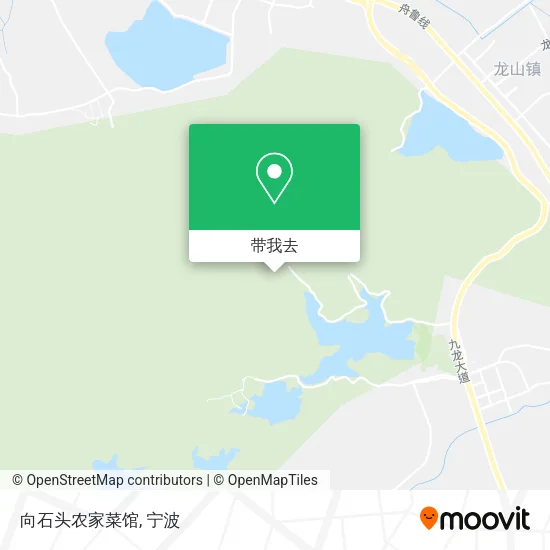 向石头农家菜馆地图