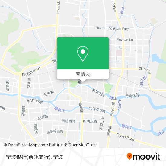 宁波银行(余姚支行)地图