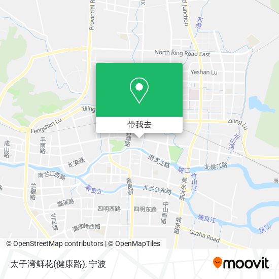 太子湾鲜花(健康路)地图