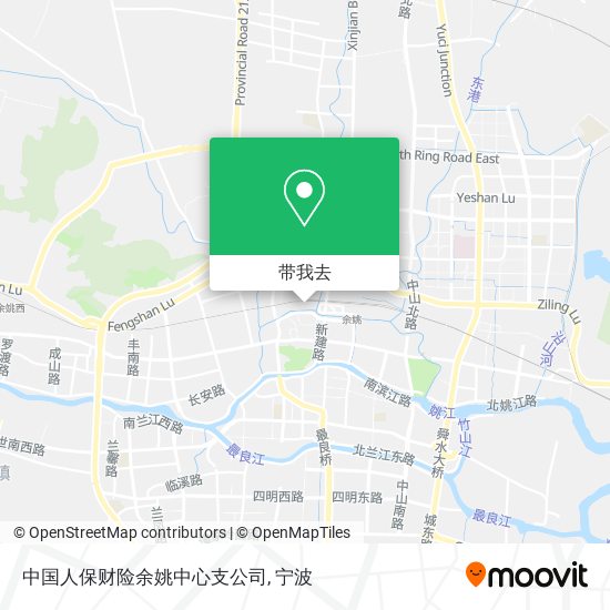 中国人保财险余姚中心支公司地图