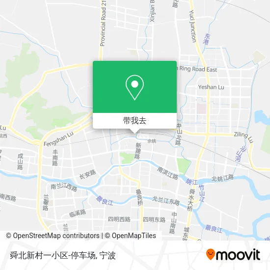舜北新村一小区-停车场地图