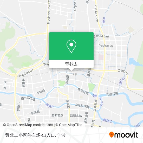 舜北二小区停车场-出入口地图