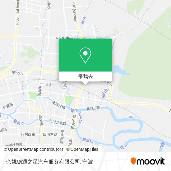 余姚德通之星汽车服务有限公司地图