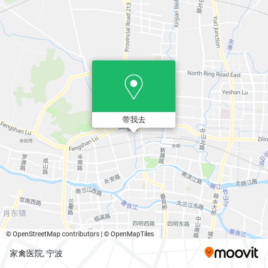 家禽医院地图