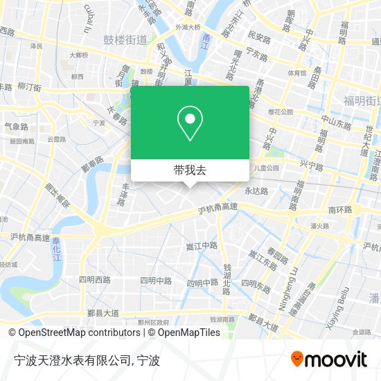 宁波天澄水表有限公司地图