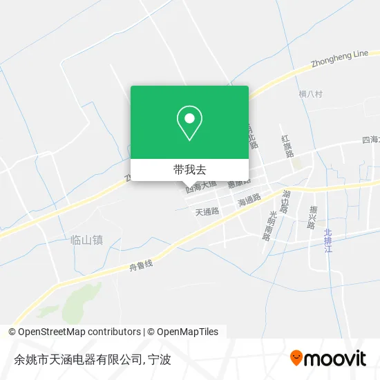 余姚市天涵电器有限公司地图