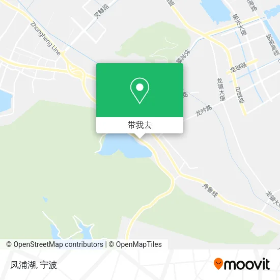 凤浦湖地图