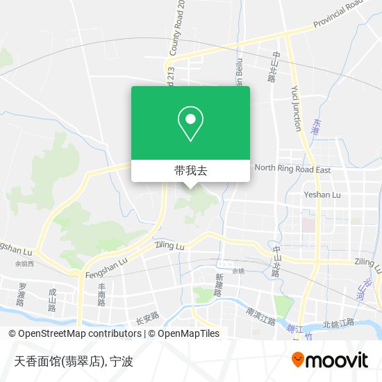 天香面馆(翡翠店)地图