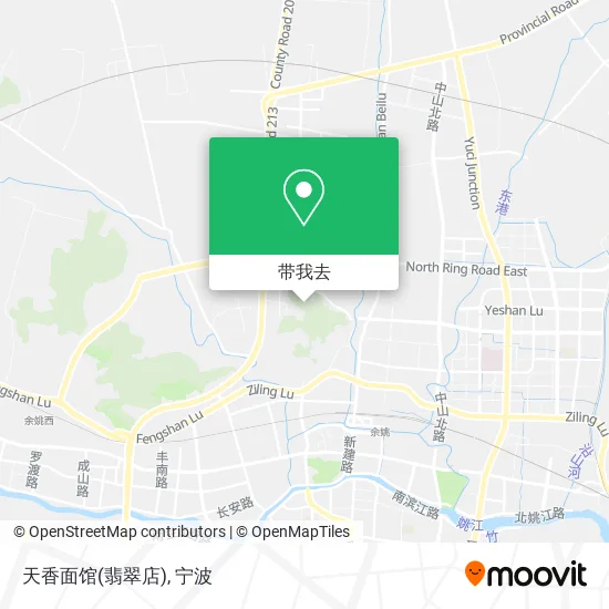 天香面馆(翡翠店)地图