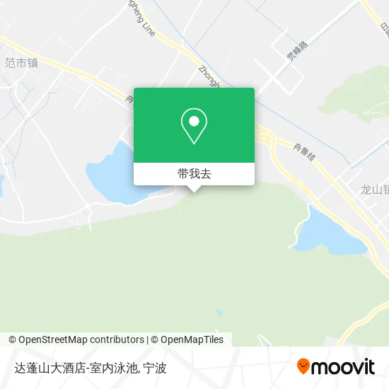 达蓬山大酒店-室内泳池地图