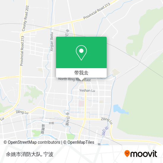 余姚市消防大队地图