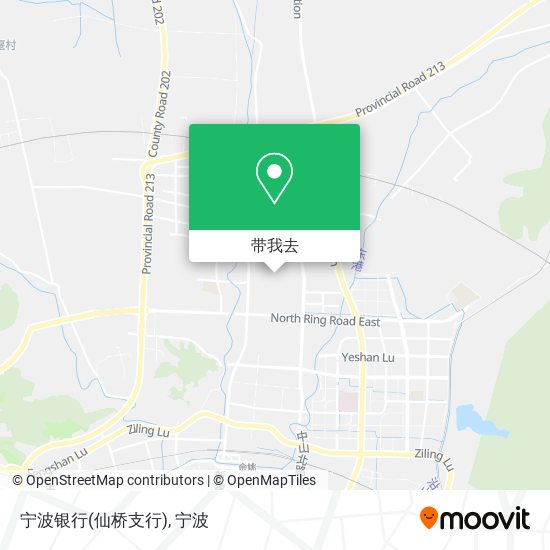 宁波银行(仙桥支行)地图
