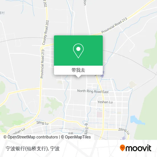宁波银行(仙桥支行)地图
