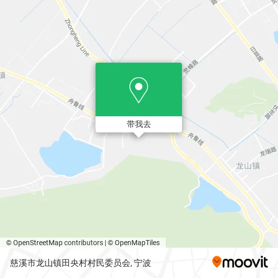 慈溪市龙山镇田央村村民委员会地图