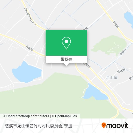 慈溪市龙山镇筋竹村村民委员会地图