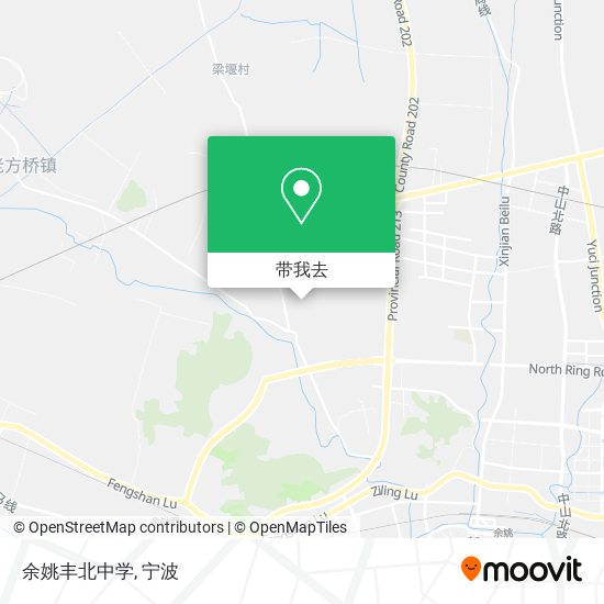 余姚丰北中学地图