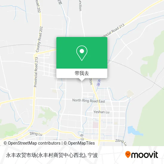 永丰农贸市场(永丰村商贸中心西北)地图