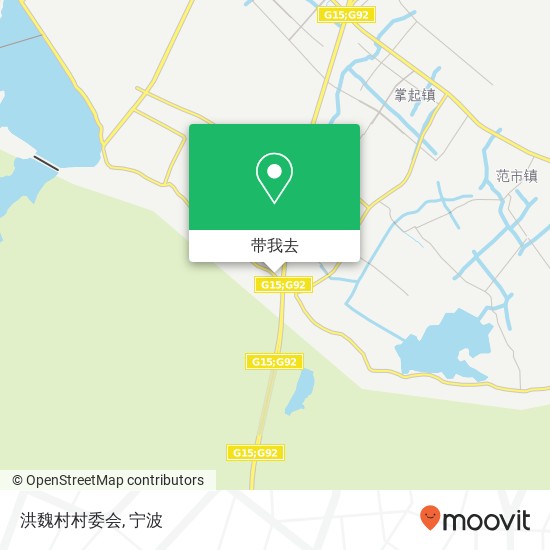 洪魏村村委会地图