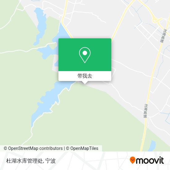杜湖水库管理处地图