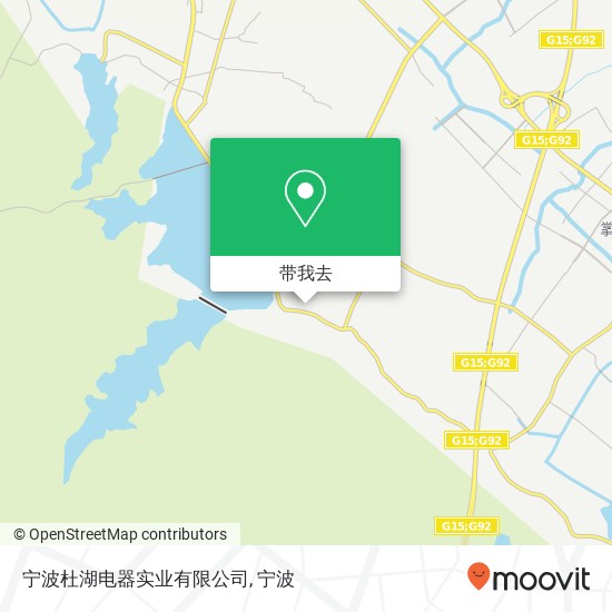 宁波杜湖电器实业有限公司地图