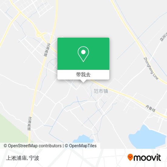 上淞浦庙地图
