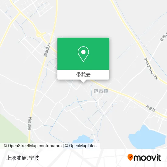 上淞浦庙地图