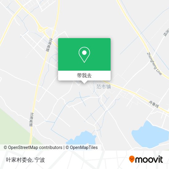 叶家村委会地图