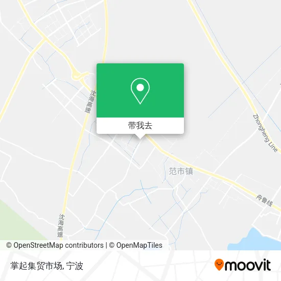 掌起集贸市场地图