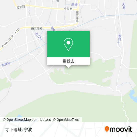 寺下遗址地图