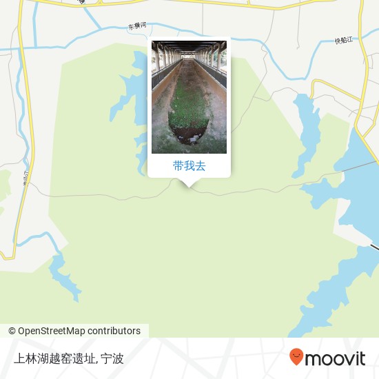 上林湖越窑遗址地图
