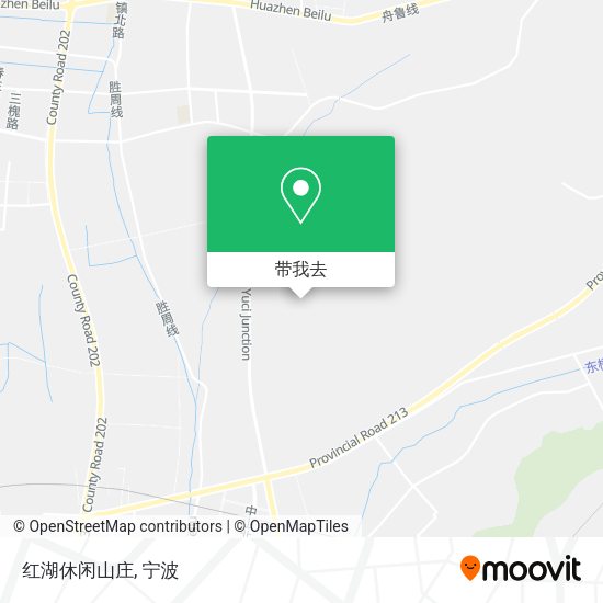 红湖休闲山庄地图