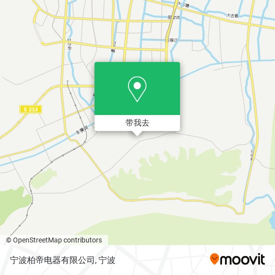 宁波柏帝电器有限公司地图