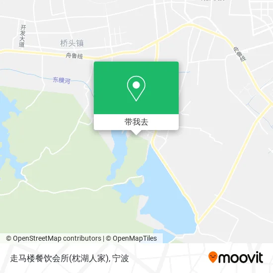 走马楼餐饮会所(枕湖人家)地图
