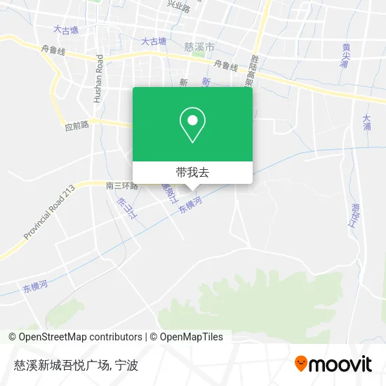 慈溪新城吾悦广场地图