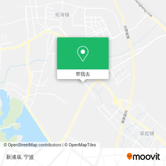 新浦庙地图