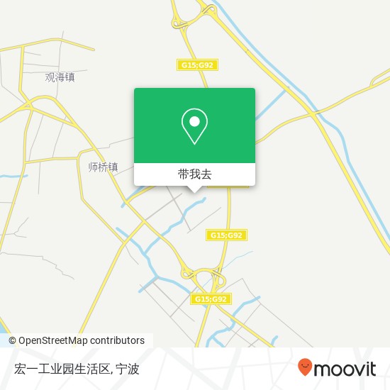 宏一工业园生活区地图