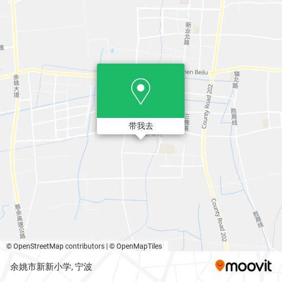 余姚市新新小学地图